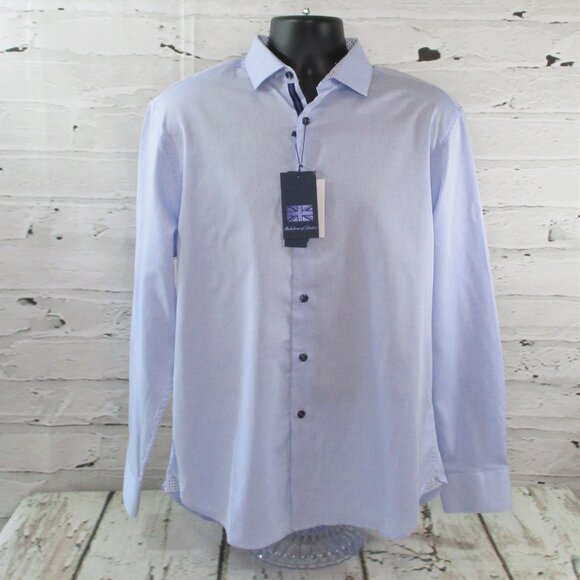 Michelson's of London Micro Gingham Dress Shirt - Picture 1 of 8